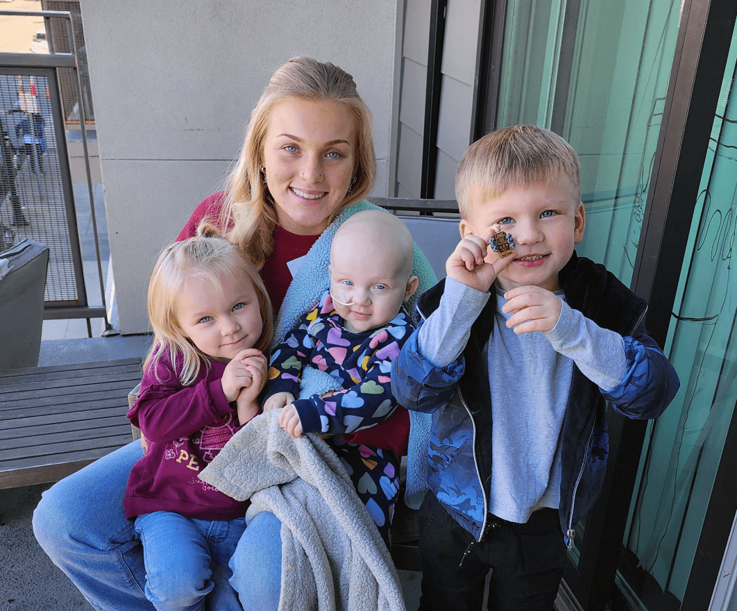 Lauren Hegwood and her family